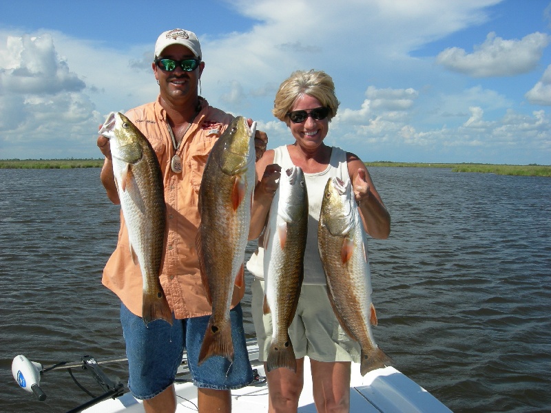 Redfish and Speckled Trout near Boutte