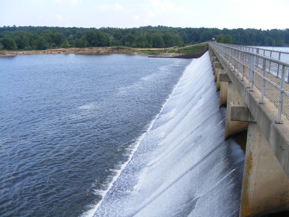 Lake D'Arbonne Spillway.  near Choudrant